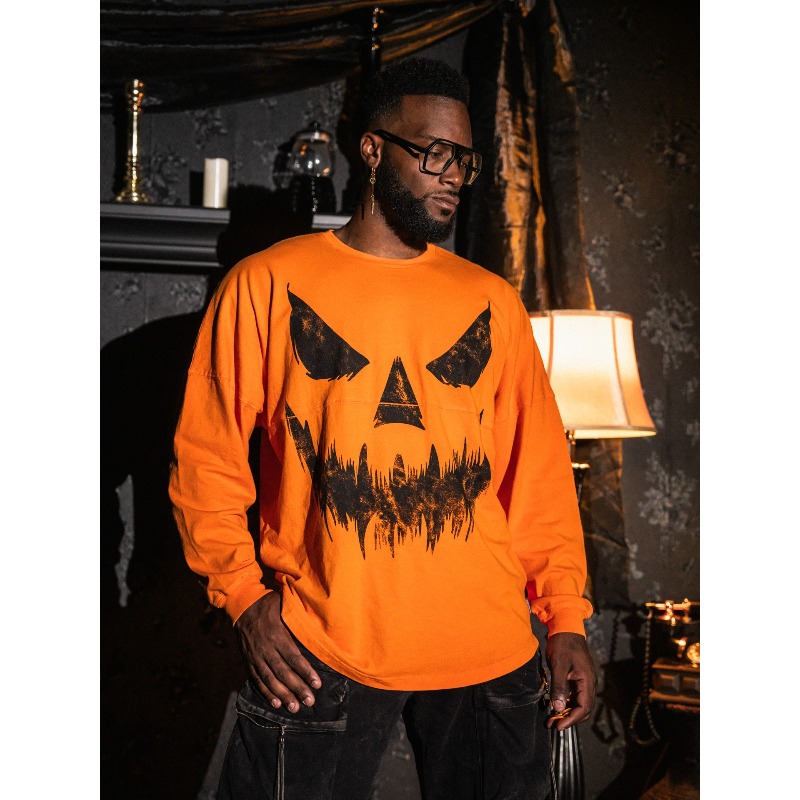 Halloween Pumpkin Ghost Face L - огляд і ціна Blouse Off Shoulder