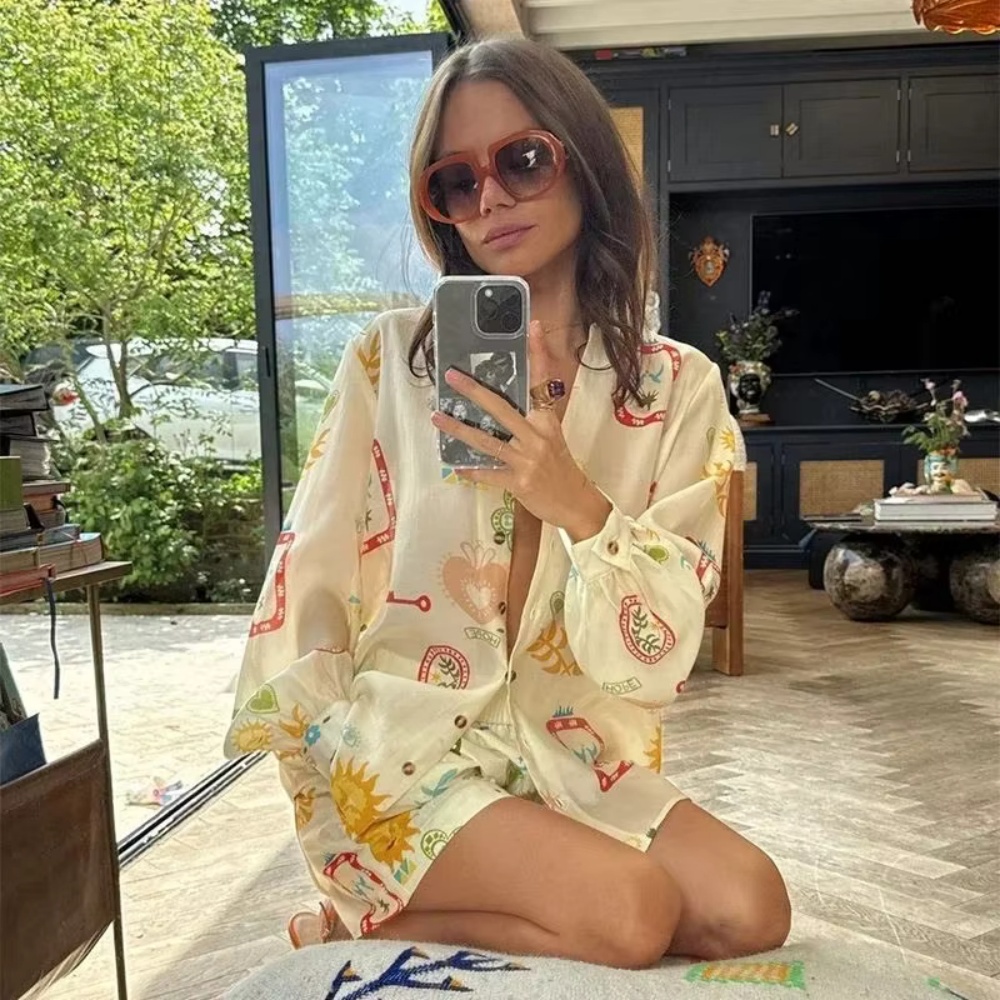 Women Casual Elastic Waist 2pc - огляд і ціна Romper Floral Print