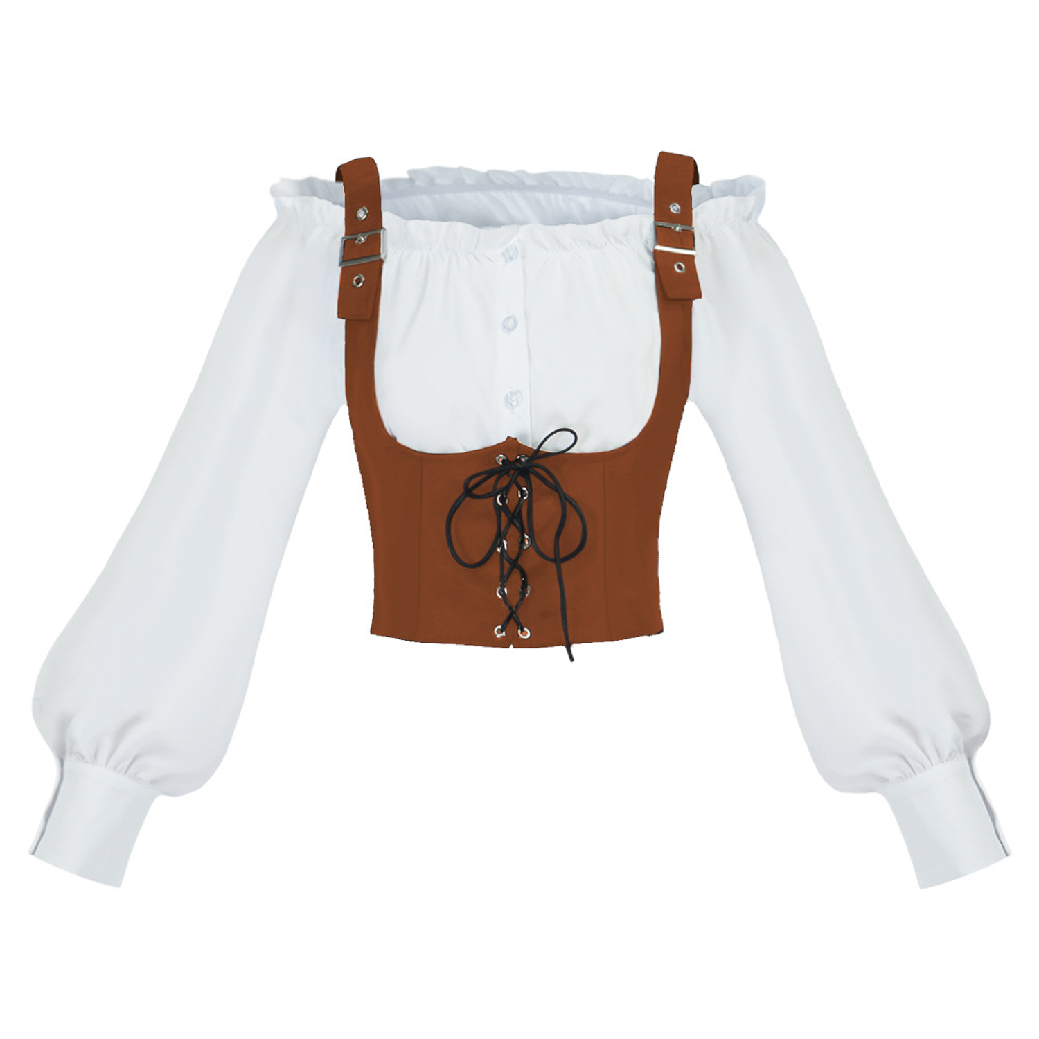 Renaissance 2 Piece Costume Se - огляд і ціна Blouse Off Shoulder
