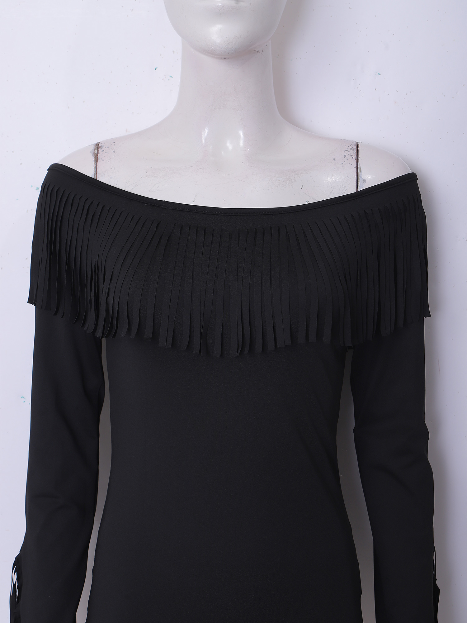 Womens Off Shoulder Tassel Blo - огляд і ціна Blouse Off Shoulder