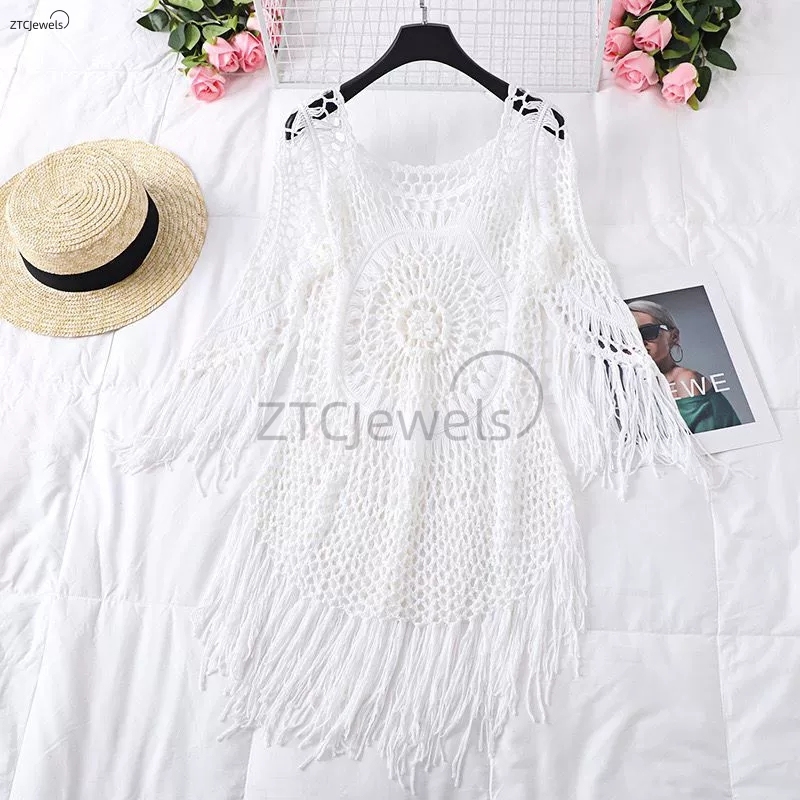 Womens Summer Crochet Bikini C - огляд і ціна Cover Up Kaftan