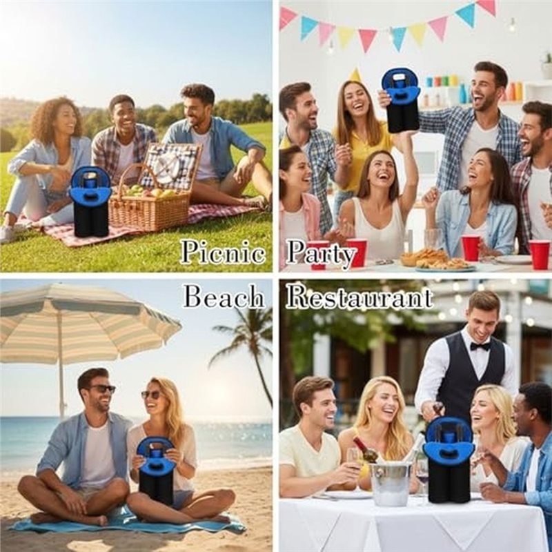 AAAN-Wine Carrier Tote Bags, F - огляд і ціна Tote Bag Beach