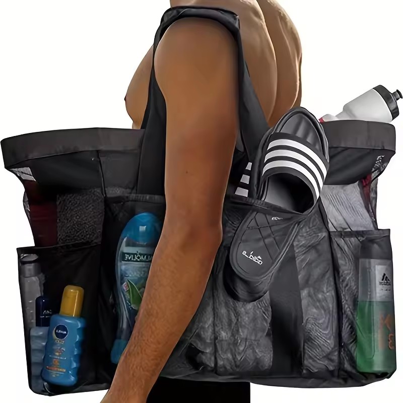 1pc Extra Large Mesh Beach Bag - огляд і ціна Tote Bag Beach