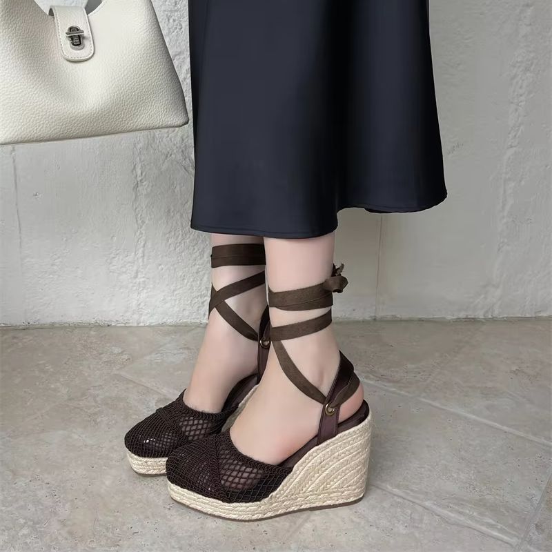 Ladies Summer Sandals Brown We - огляд і ціна Sandal Strappy Heeled
