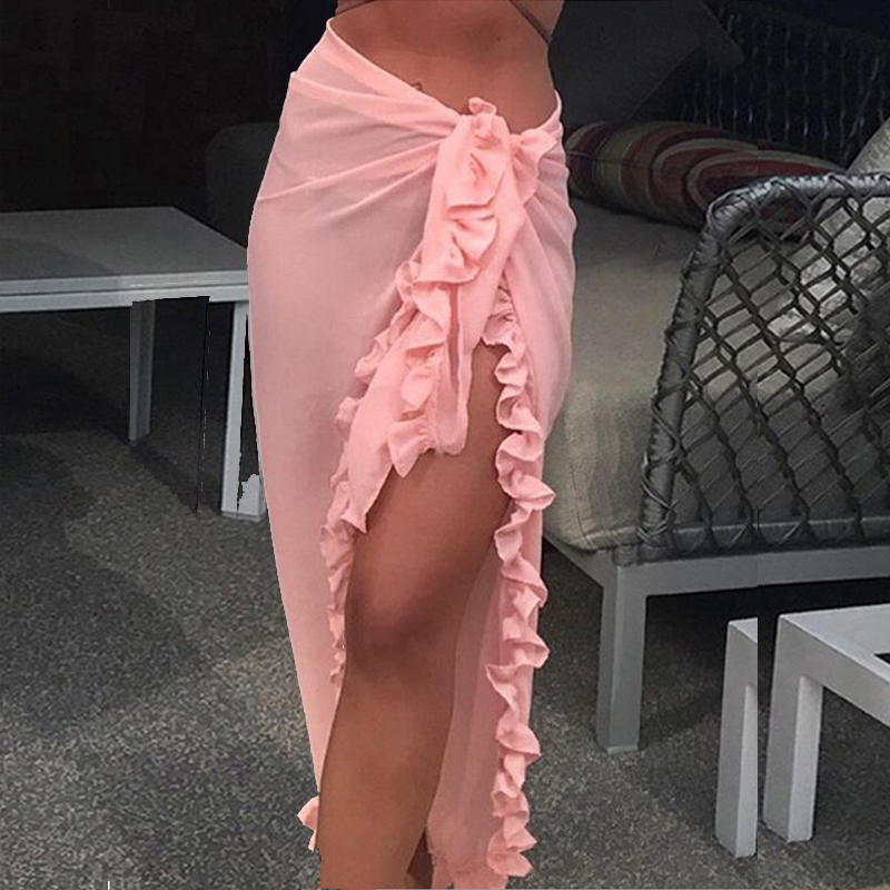 Women Sexy Sheer Bikini Cover  - огляд і ціна Cover Up Kaftan